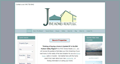 Desktop Screenshot of jfivehomes.com